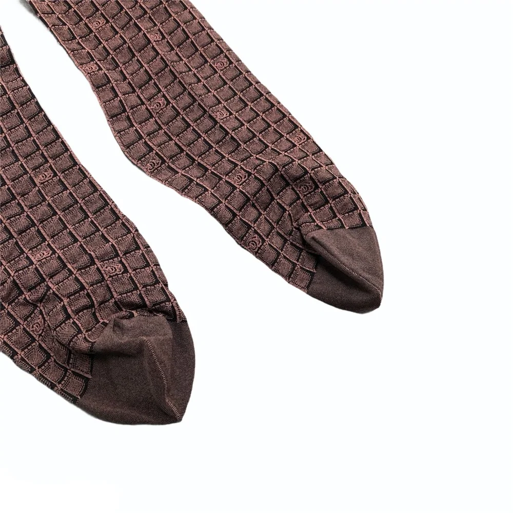 CHANEL COLLANT FANTAISIE JACQUARD FANCY TIGHTS